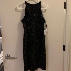 NWT Calvin Klein Black Sparkle Dress
